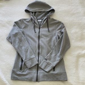 Columbia Gray Hooded Zip Up Jacket